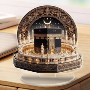 Kaaba 2D Flat Crystal / Acrylic LED Islamic Decor Lamp